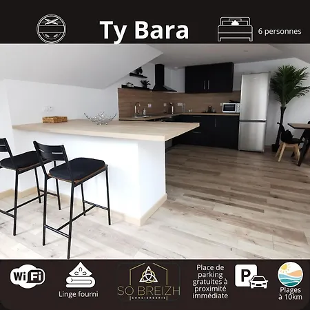 Apartment Ty Bara - Wifi - Plages A 10 Min - 6 Voyageurs *